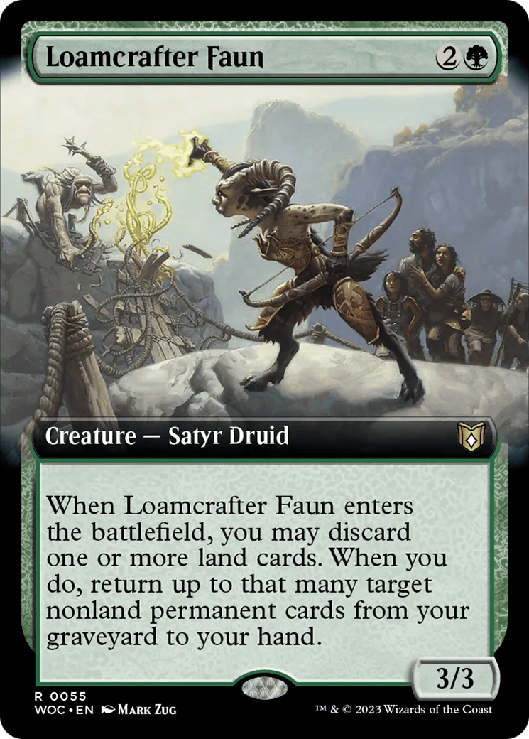 Loamcrafter Faun — Wilds of Eldraine Commander — Magic: The Gathering