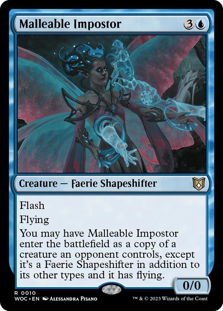Malleable Impostor — Wilds of Eldraine Commander — Magic: The Gathering