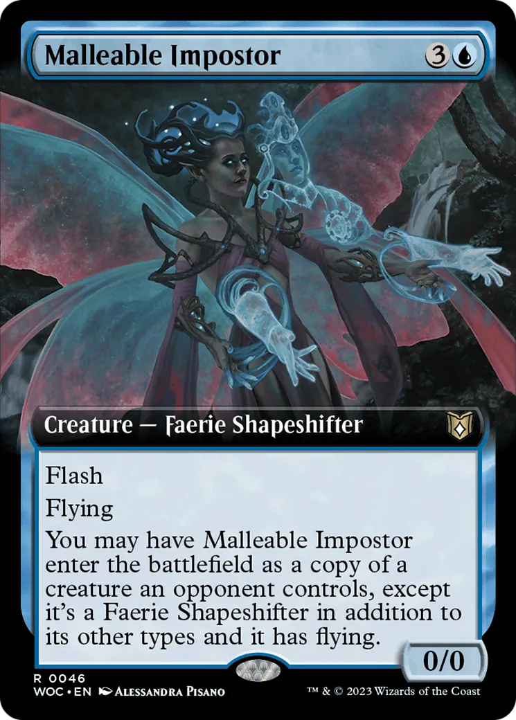 Malleable Impostor — Wilds of Eldraine Commander — Magic: The Gathering