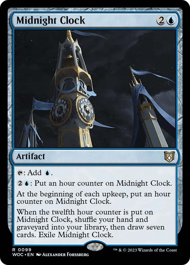Midnight Clock — Wilds of Eldraine Commander — Magic: The Gathering