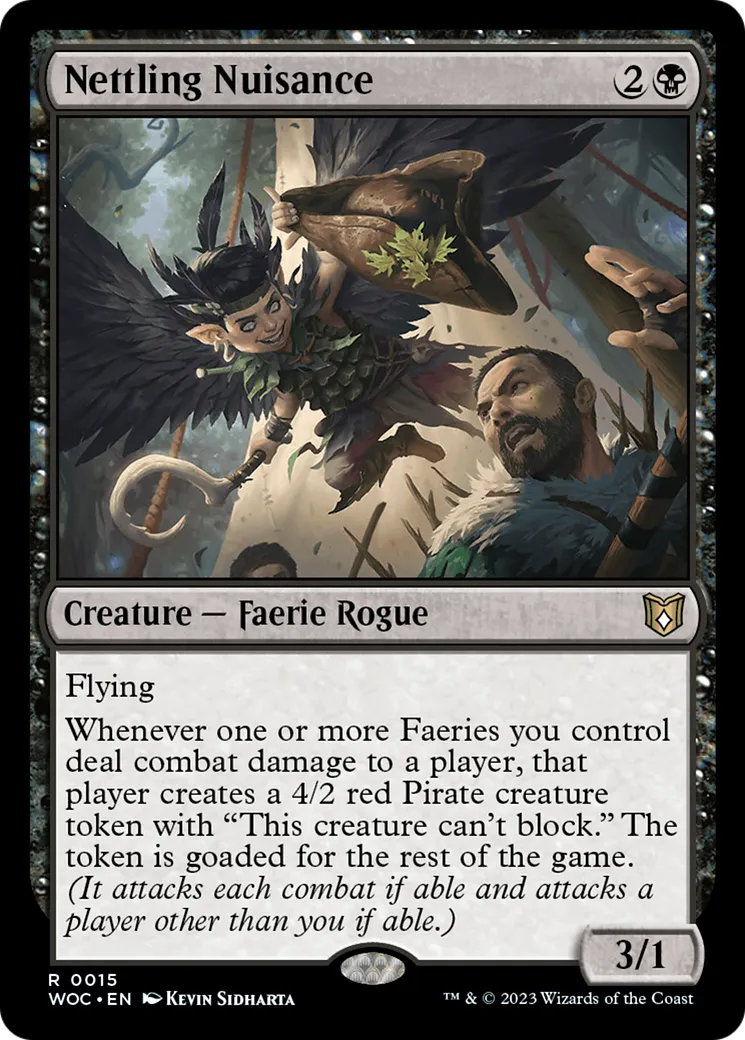 Nettling Nuisance — Wilds of Eldraine Commander — Magic: The Gathering