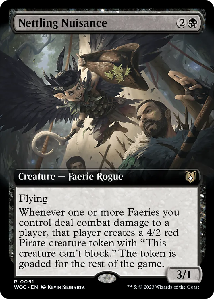 Nettling Nuisance — Wilds of Eldraine Commander — Magic: The Gathering