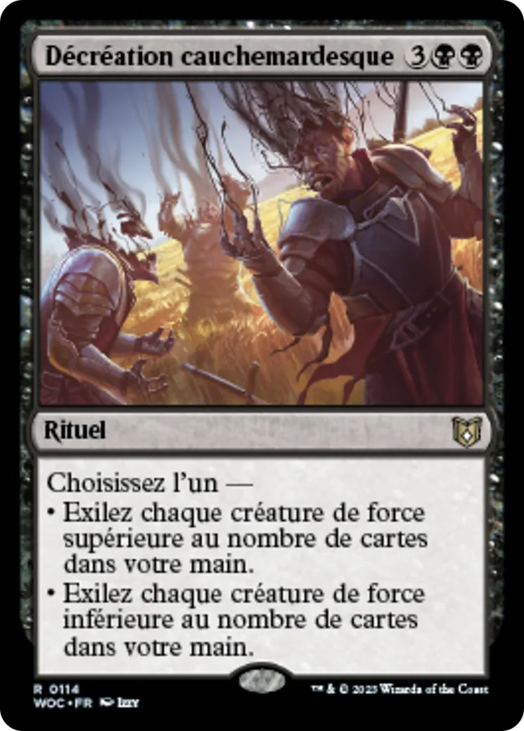 Décréation cauchemardesque — Wilds of Eldraine Commander — Magic: The Gathering