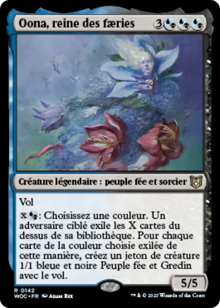 Oona, reine des faeries — Wilds of Eldraine Commander — Magic: The Gathering