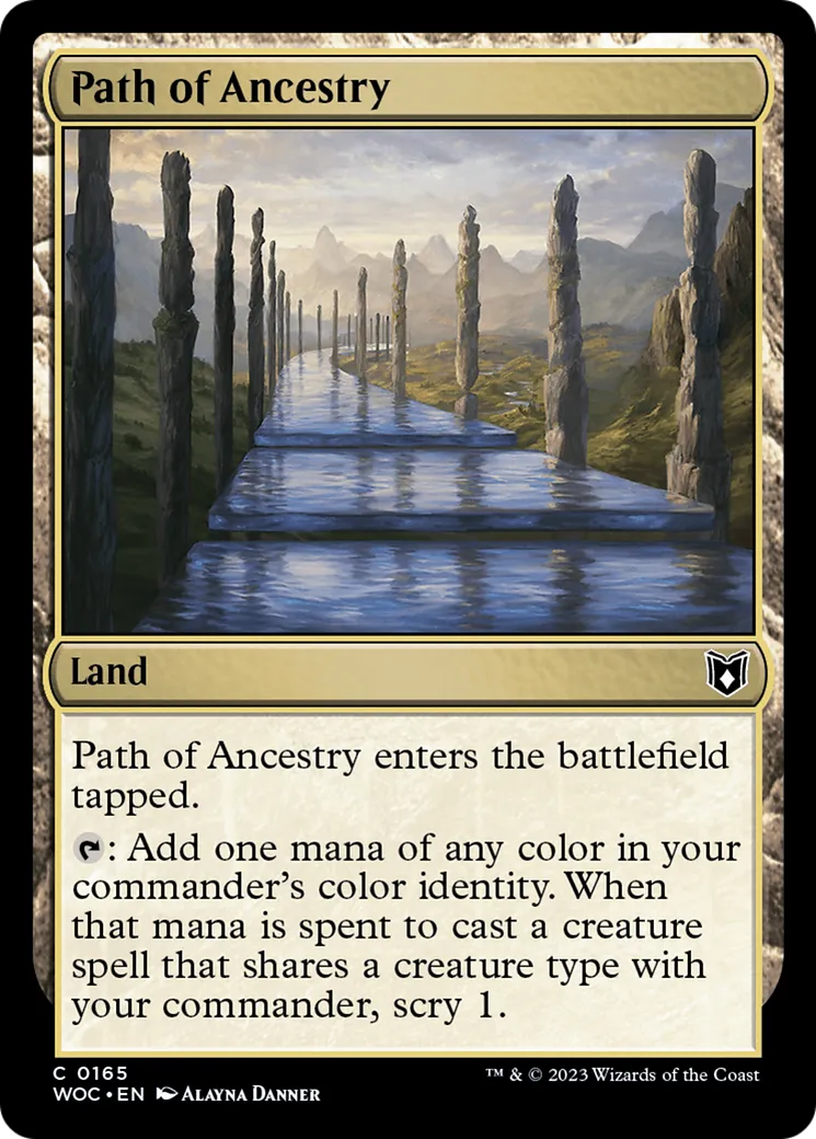 Path of Ancestry — Wilds of Eldraine Commander — Magic: The Gathering