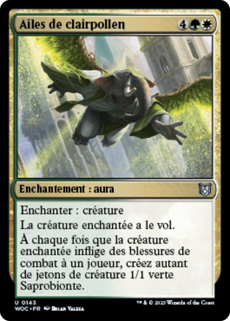 Ailes de clairpollen — Wilds of Eldraine Commander — Magic: The Gathering