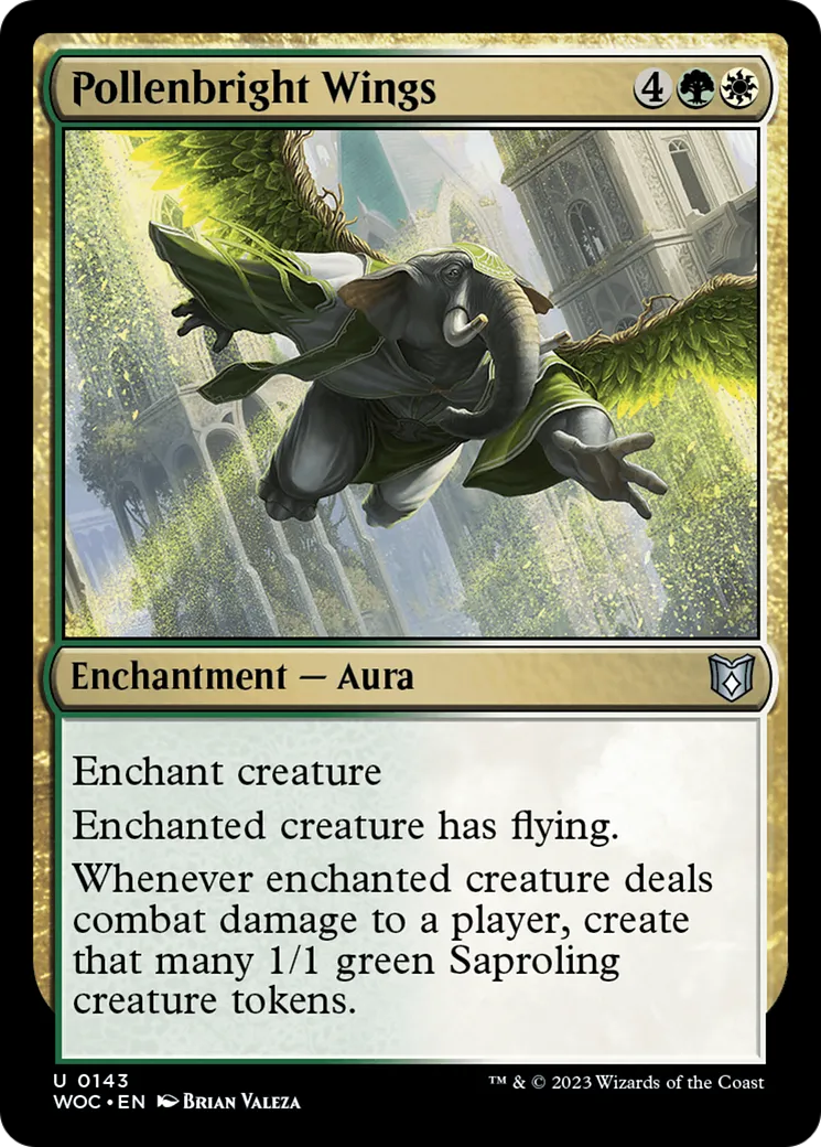 Pollenbright Wings — Wilds of Eldraine Commander — Magic: The Gathering