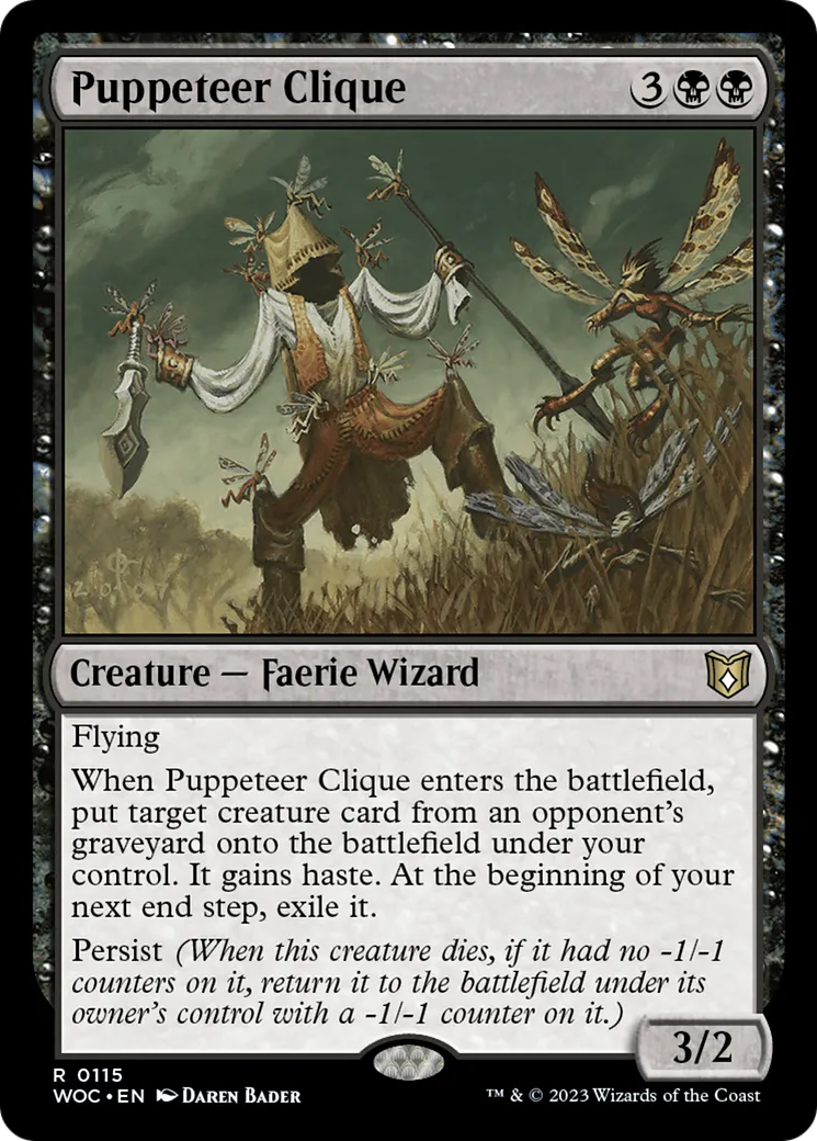 Puppeteer Clique — Wilds of Eldraine Commander — Magic: The Gathering