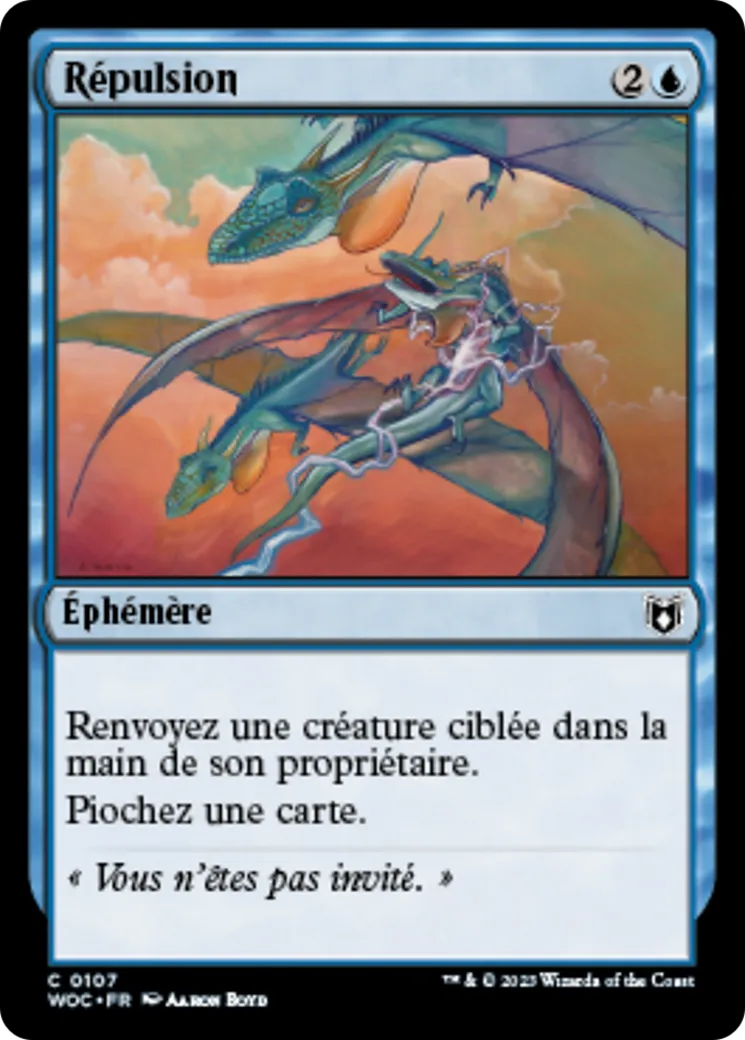 Répulsion — Wilds of Eldraine Commander — Magic: The Gathering