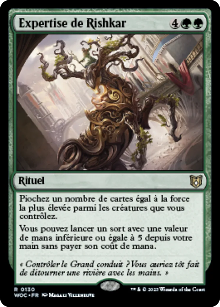 Expertise de Rishkar — Wilds of Eldraine Commander — Magic: The Gathering