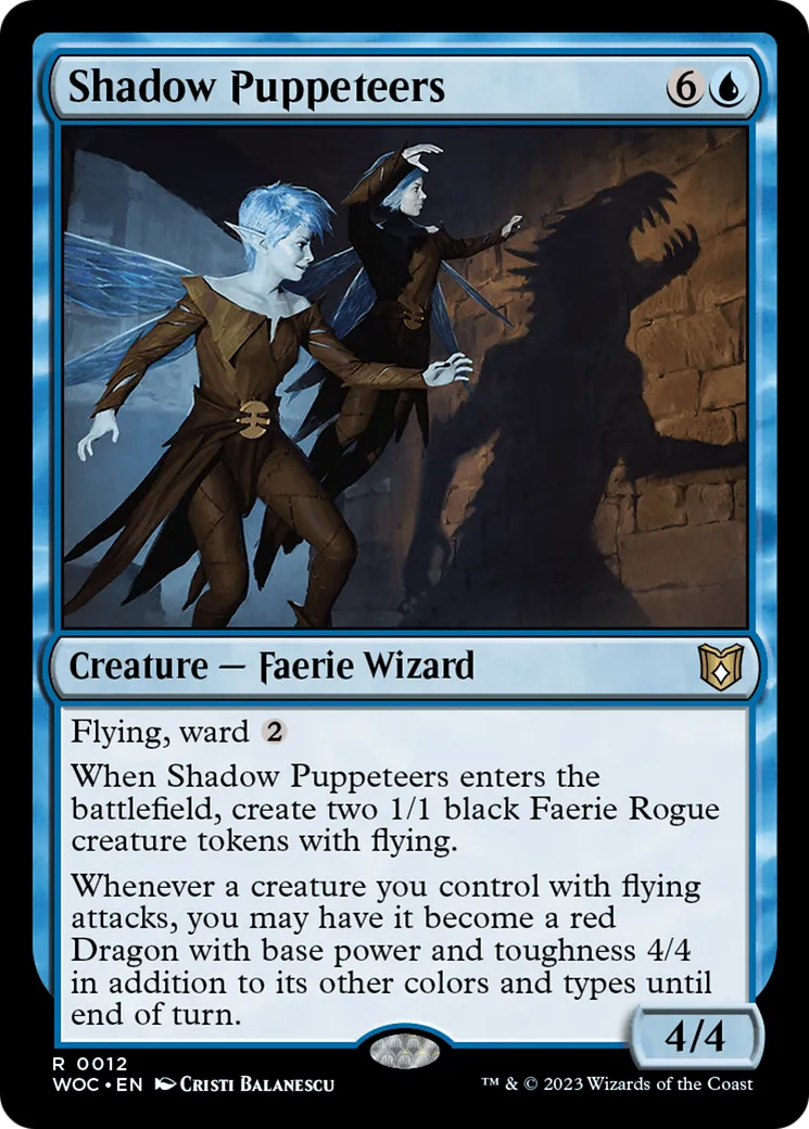 Shadow Puppeteers — Wilds of Eldraine Commander — Magic: The Gathering