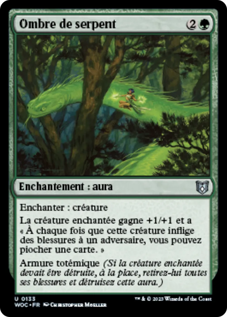 Ombre de serpent — Wilds of Eldraine Commander — Magic: The Gathering