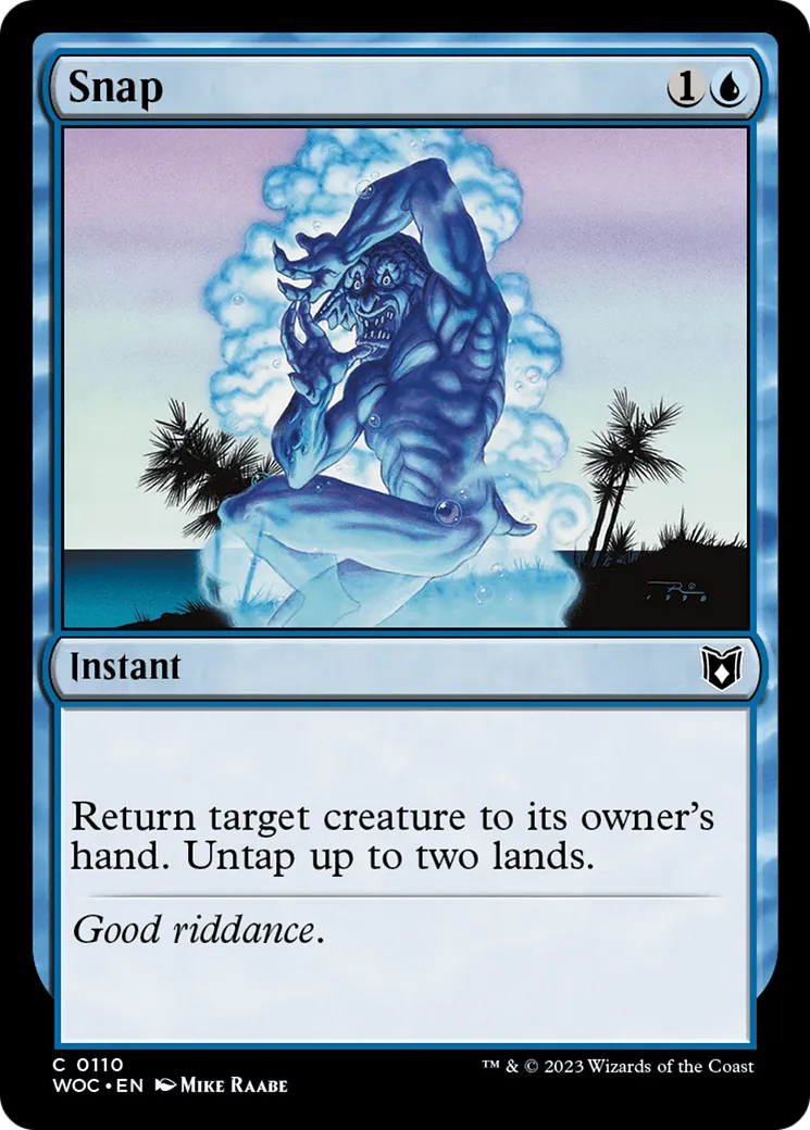 Snap — Wilds of Eldraine Commander — Magic: The Gathering
