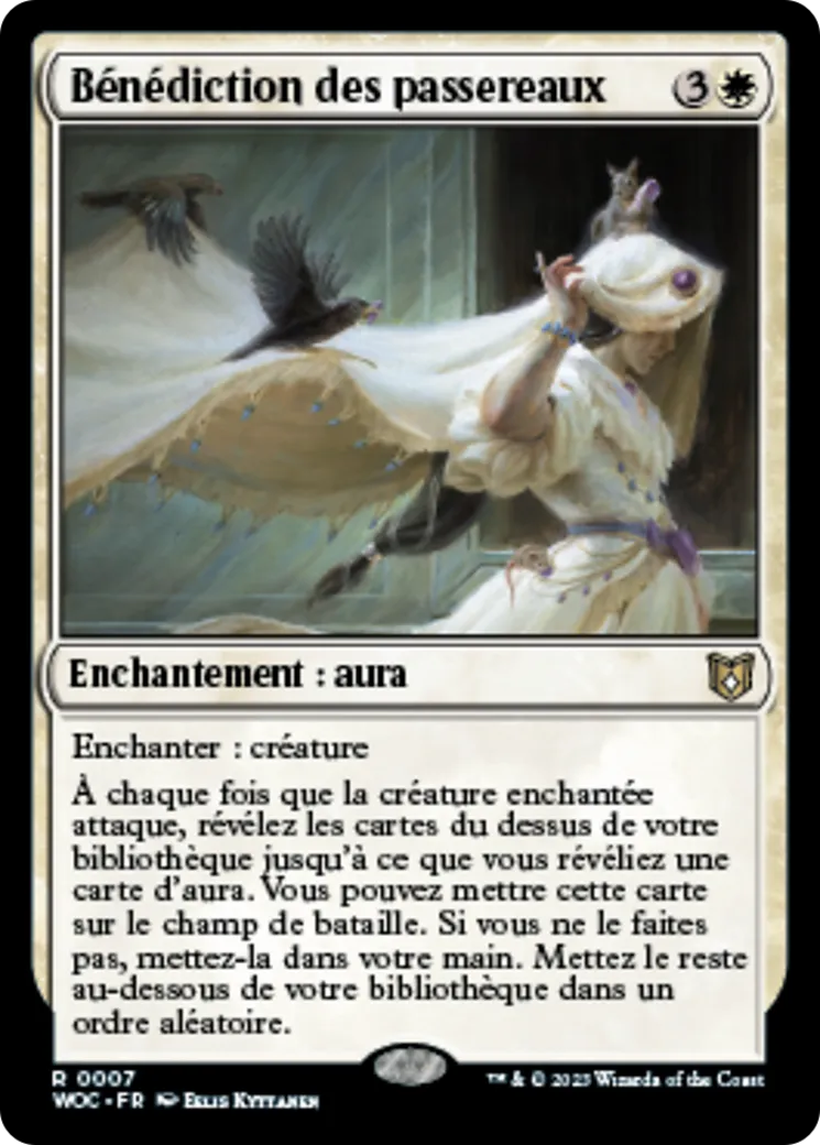 Bénédiction des passereaux — Wilds of Eldraine Commander — Magic: The Gathering
