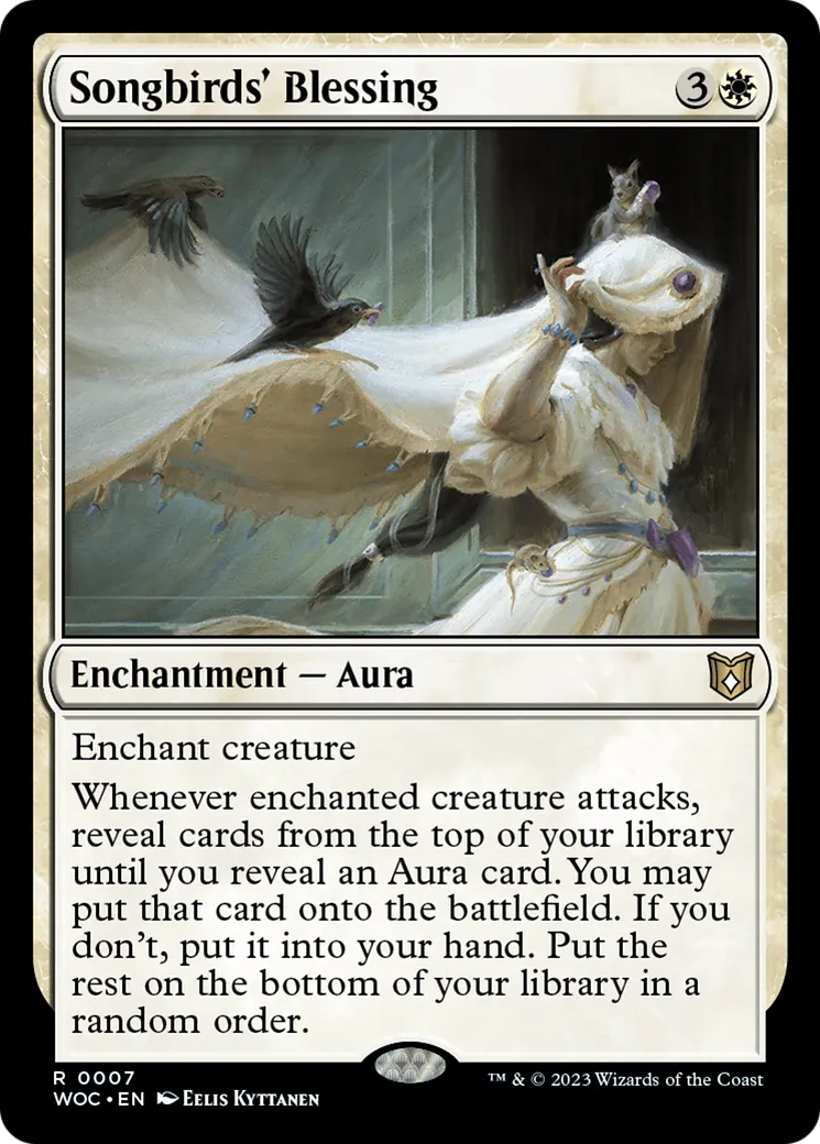 Songbirds' Blessing — Wilds of Eldraine Commander — Magic: The Gathering