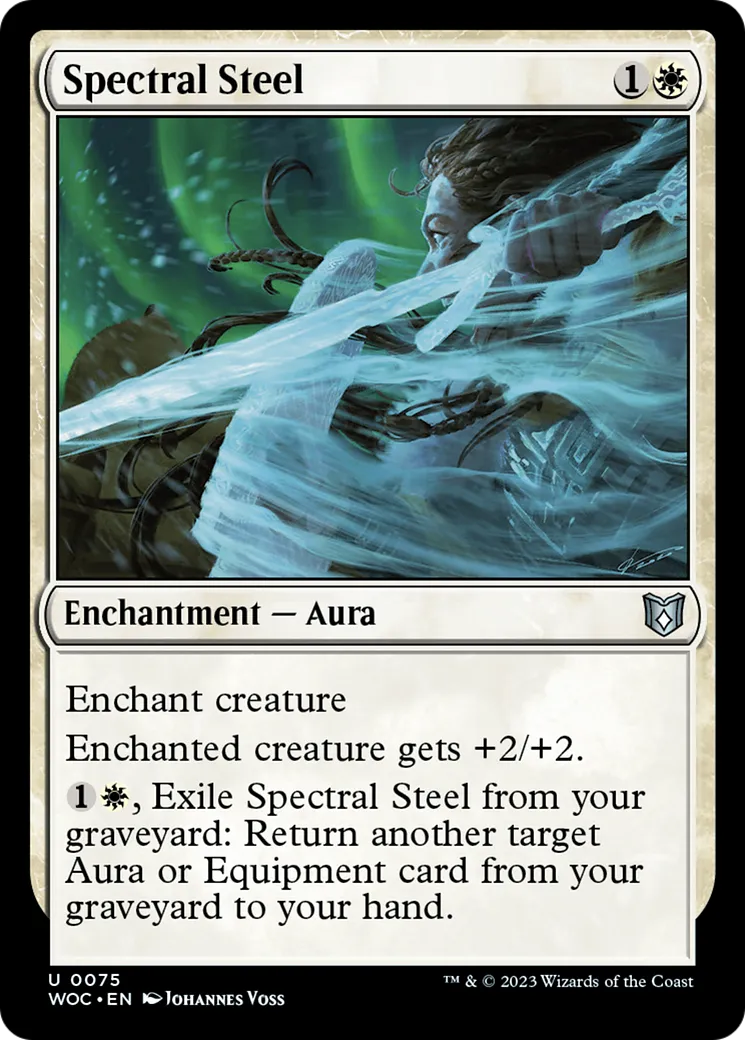 Acier spectral — Wilds of Eldraine Commander — Magic: The Gathering