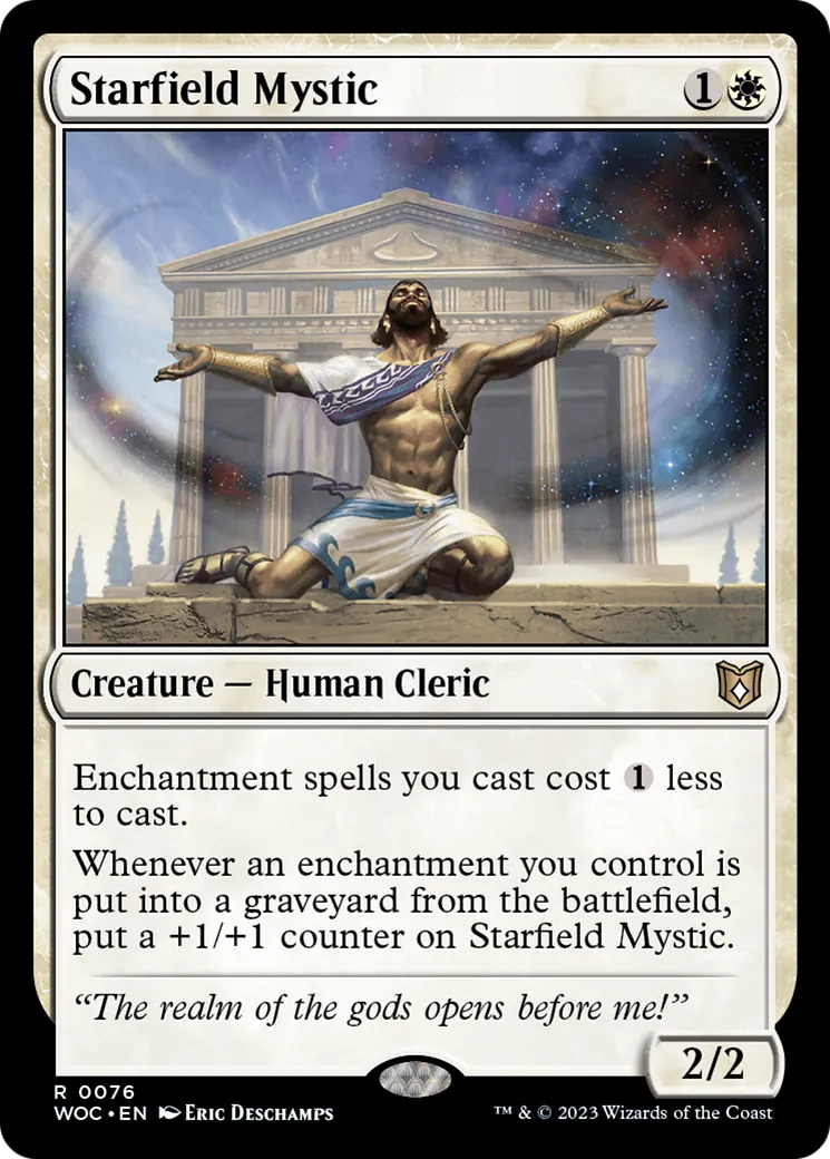 Starfield Mystic — Wilds of Eldraine Commander — Magic: The Gathering