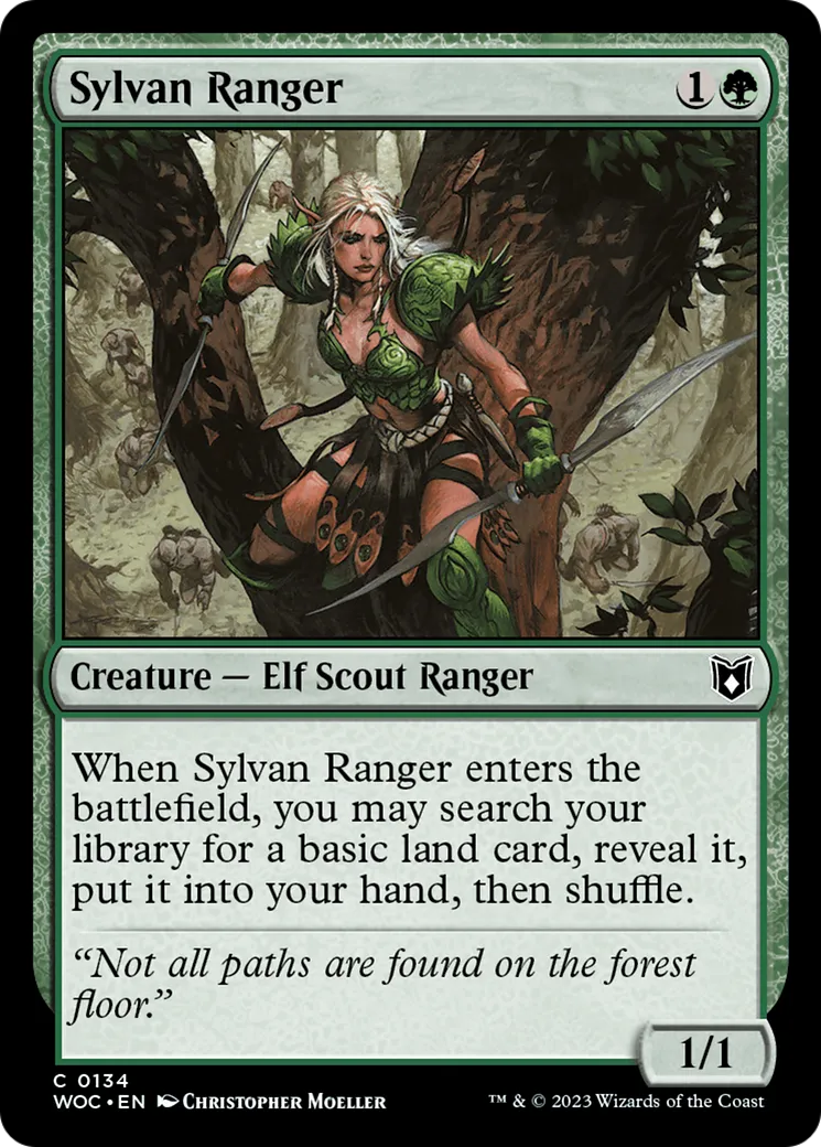 Sylvan Ranger — Wilds of Eldraine Commander — Magic: The Gathering