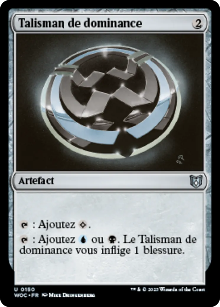 Talisman de dominance — Wilds of Eldraine Commander — Magic: The Gathering