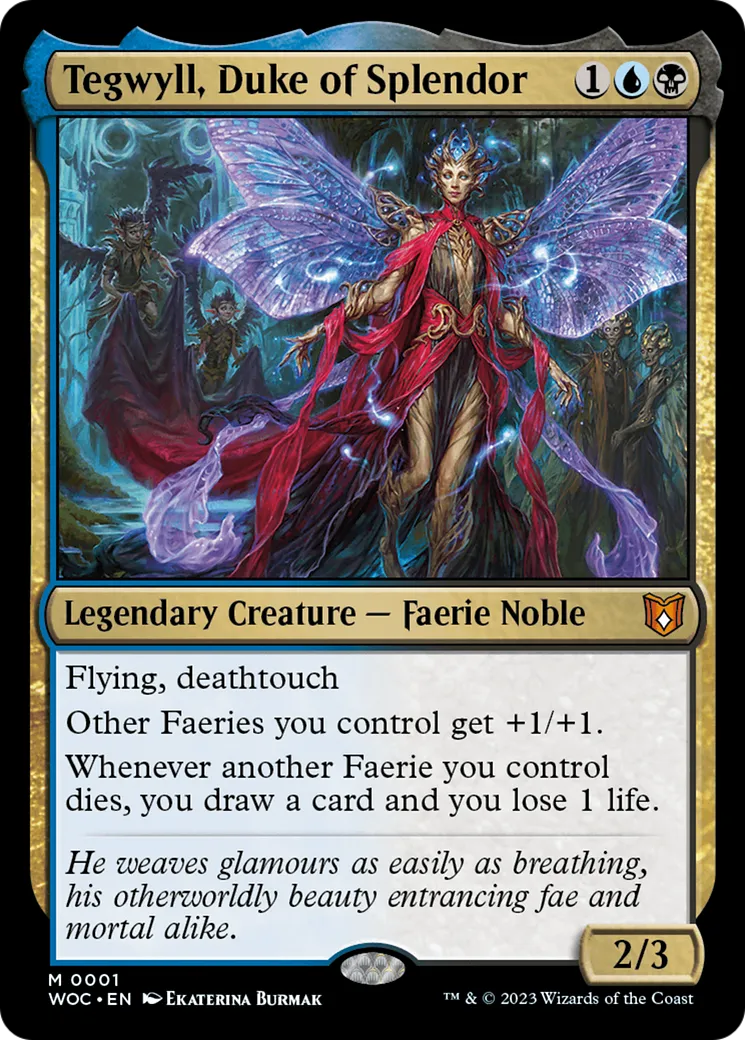 Tegwyll, Duke of Splendor — Wilds of Eldraine Commander — Magic: The Gathering