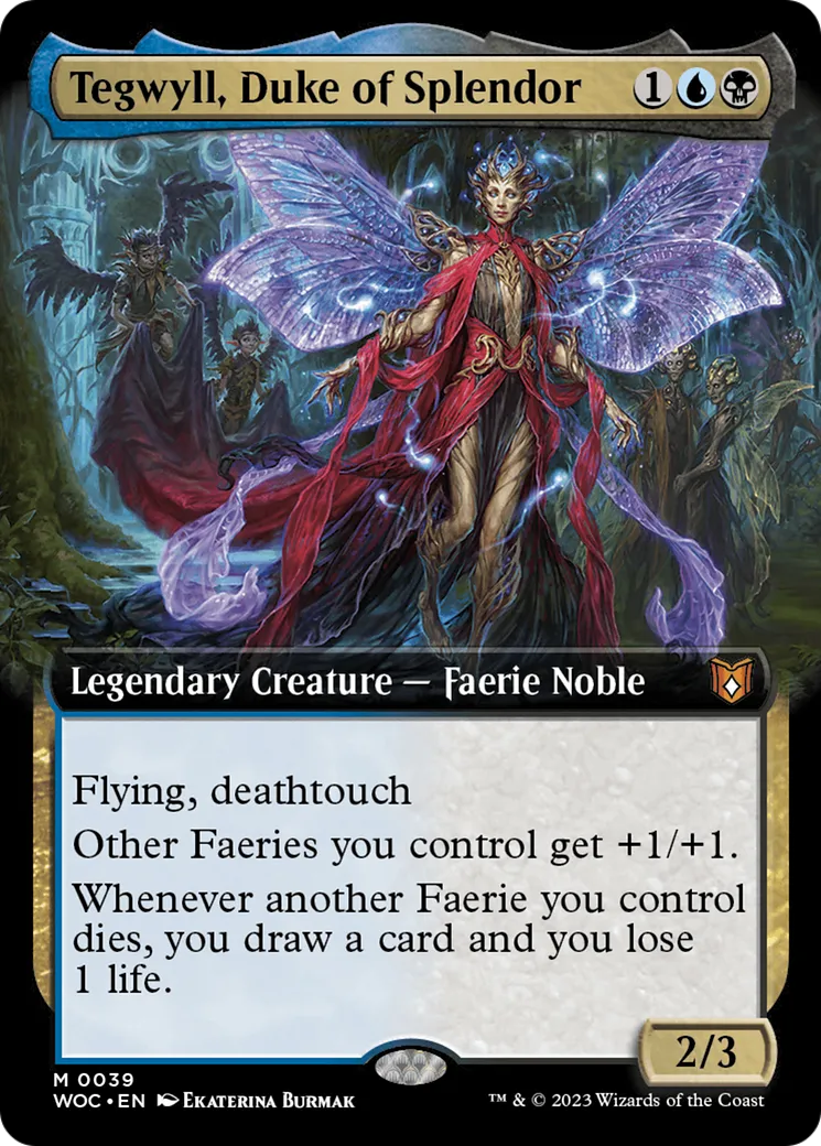 Tegwyll, Duke of Splendor — Wilds of Eldraine Commander — Magic: The Gathering