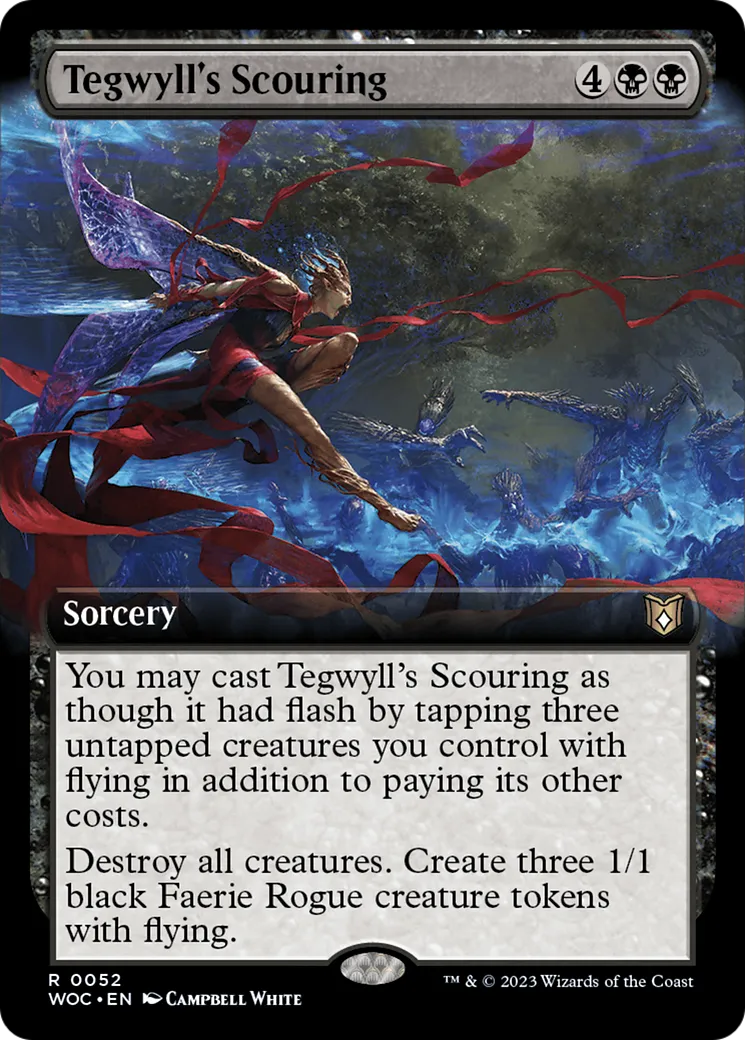 Tegwyll's Scouring — Wilds of Eldraine Commander — Magic: The Gathering