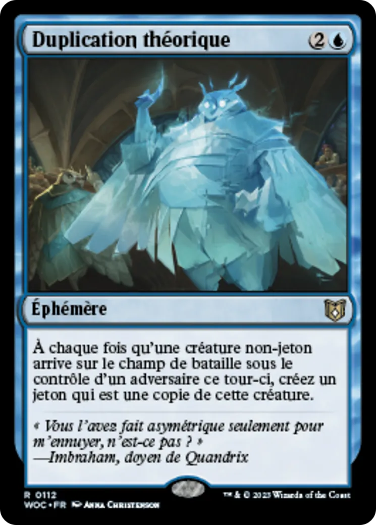 Duplication théorique — Wilds of Eldraine Commander — Magic: The Gathering