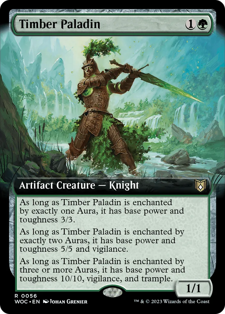 Timber Paladin — Wilds of Eldraine Commander — Magic: The Gathering