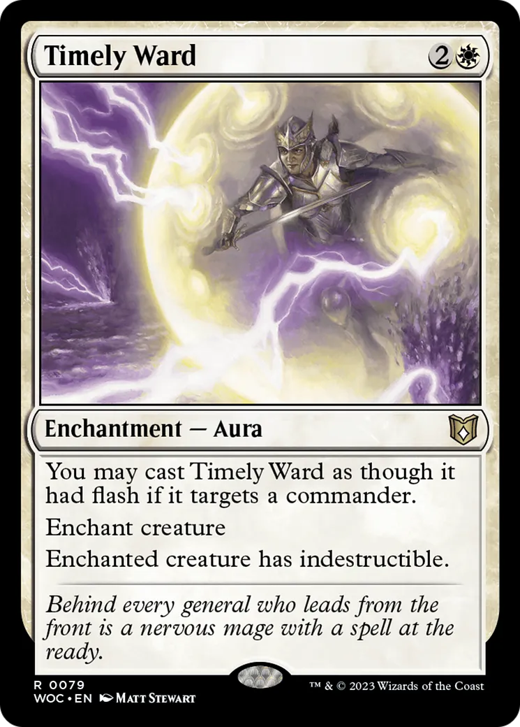 Rune de garde providentielle — Wilds of Eldraine Commander — Magic: The Gathering