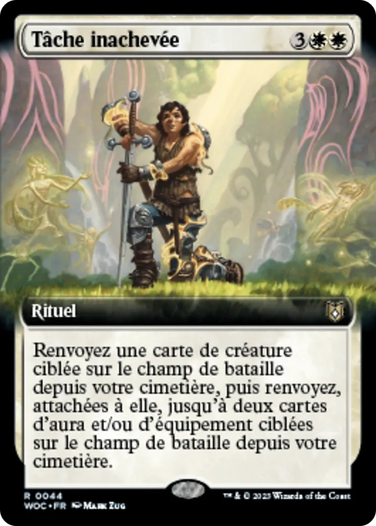 Tâche inachevée — Wilds of Eldraine Commander — Magic: The Gathering