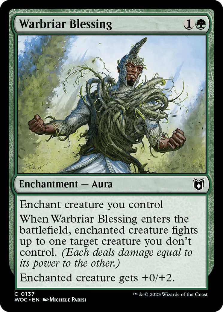 Warbriar Blessing — Wilds of Eldraine Commander — Magic: The Gathering