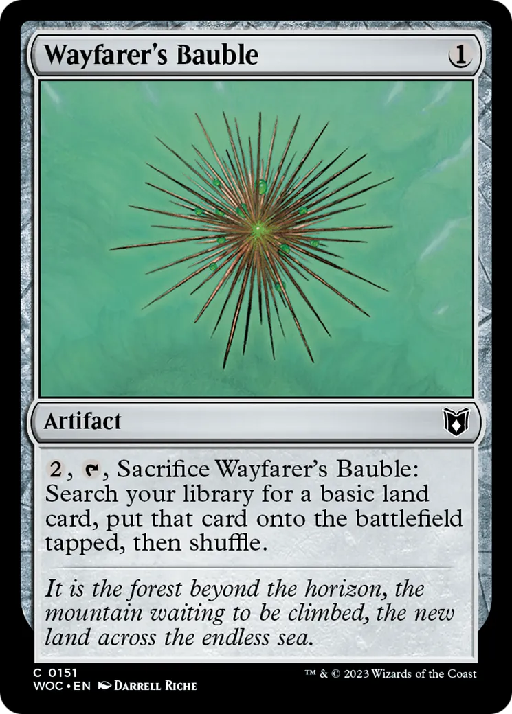 Wayfarer's Bauble — Wilds of Eldraine Commander — Magic: The Gathering