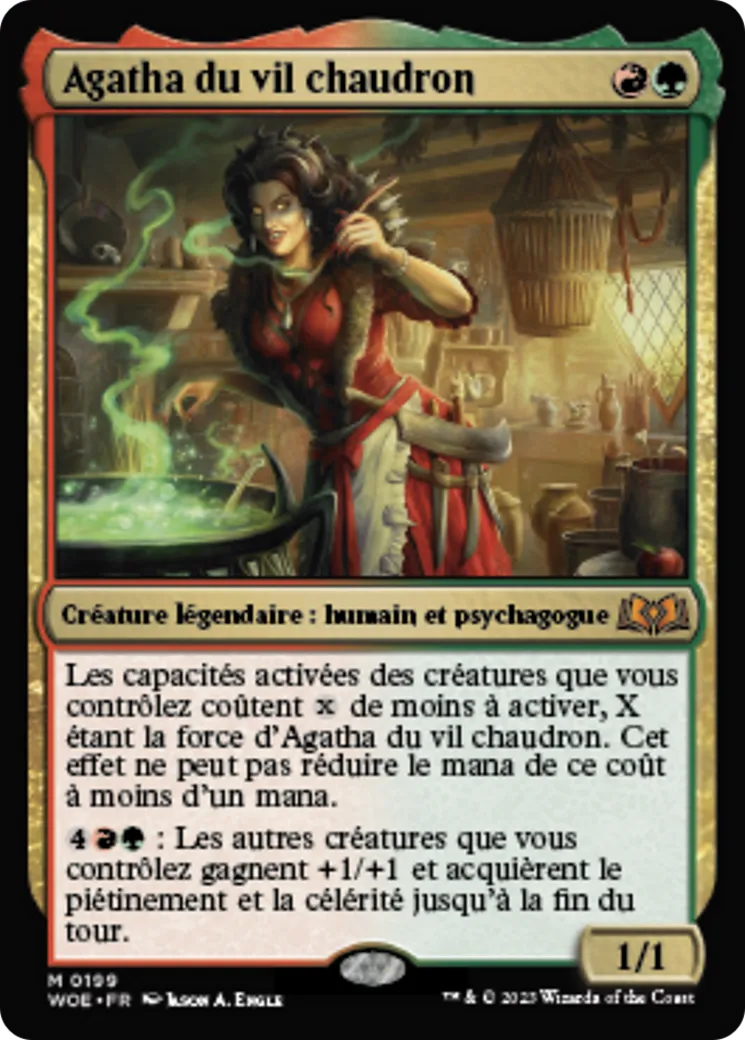 Agatha du vil chaudron — Wilds of Eldraine — Magic: The Gathering