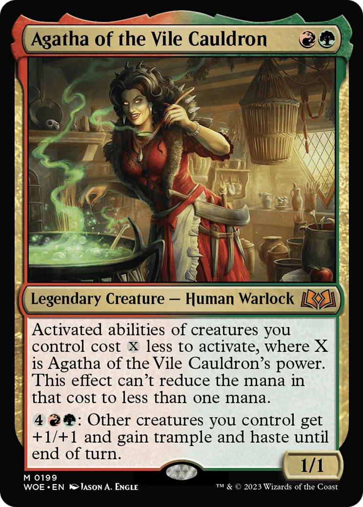 Agatha du vil chaudron — Wilds of Eldraine — Magic: The Gathering