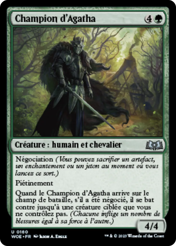 Champion d'Agatha — Wilds of Eldraine — Magic: The Gathering