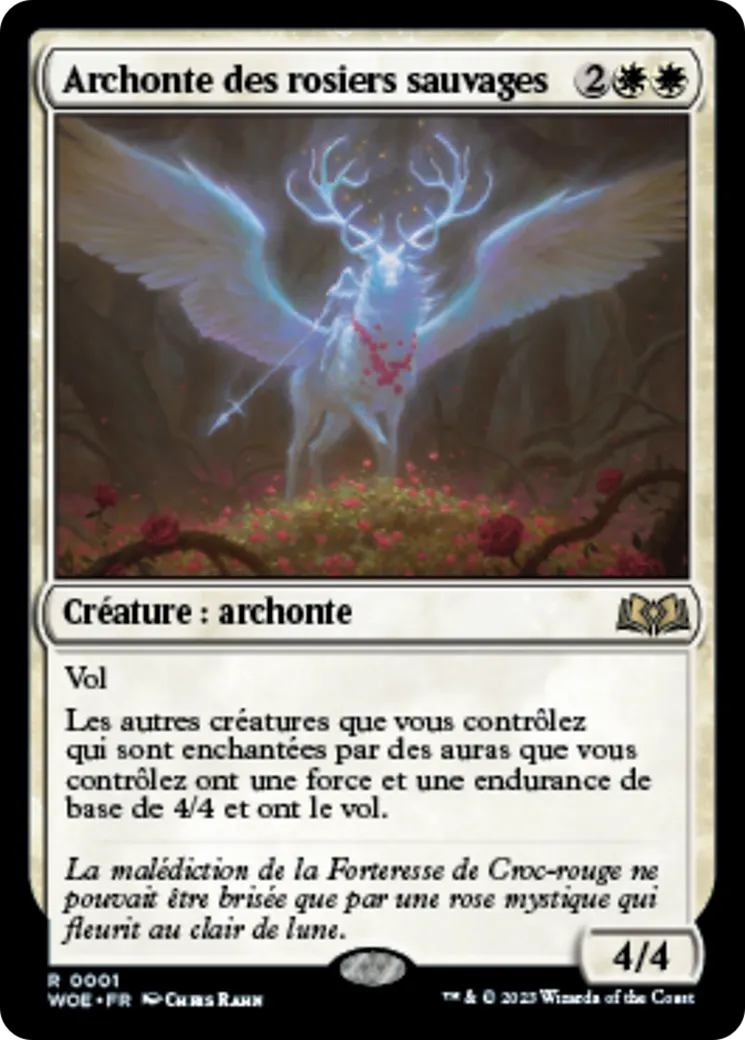 Archonte des rosiers sauvages — Wilds of Eldraine — Magic: The Gathering