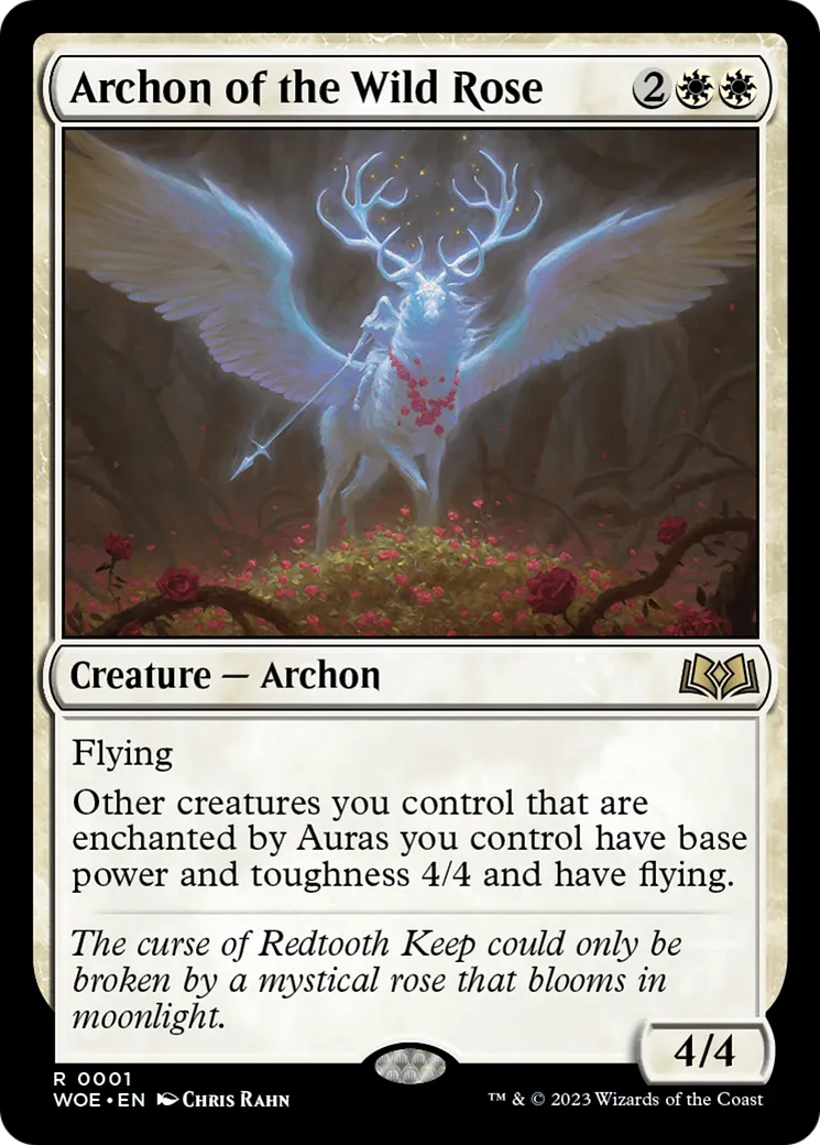 Archon of the Wild Rose — Wilds of Eldraine — Magic: The Gathering