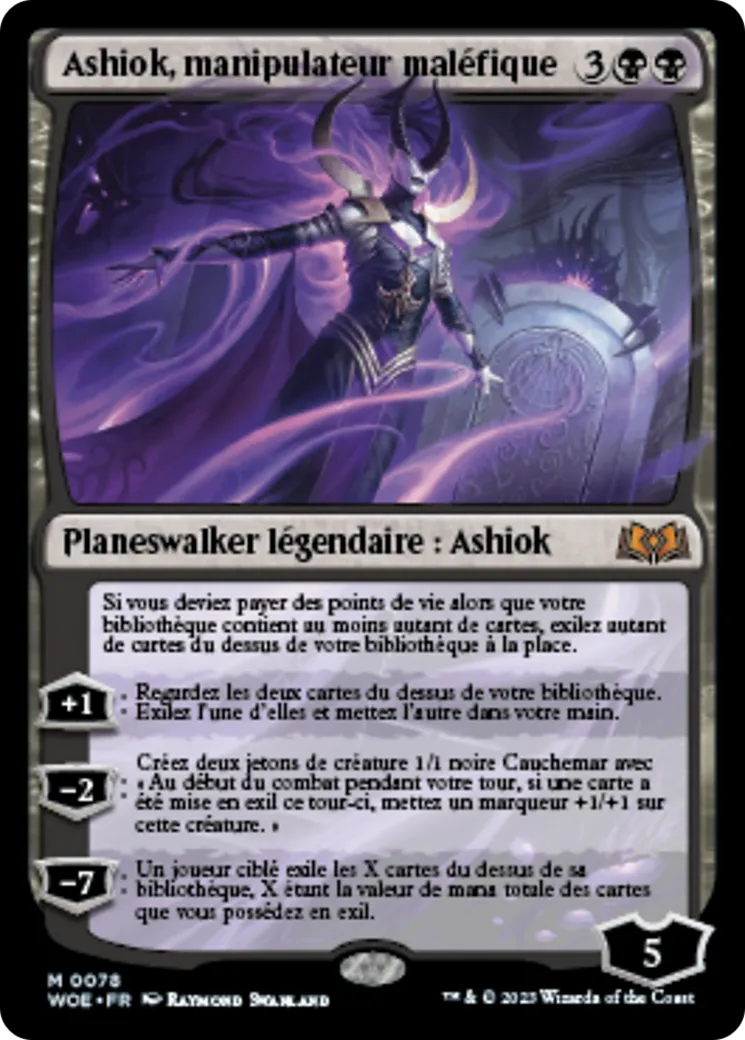 Ashiok, manipulateur maléfique — Wilds of Eldraine — Magic: The Gathering