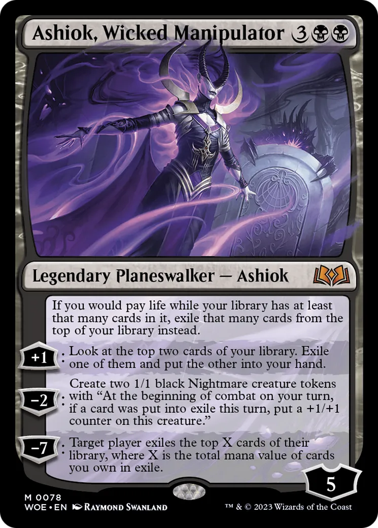 Ashiok, Wicked Manipulator — Wilds of Eldraine — Magic: The Gathering