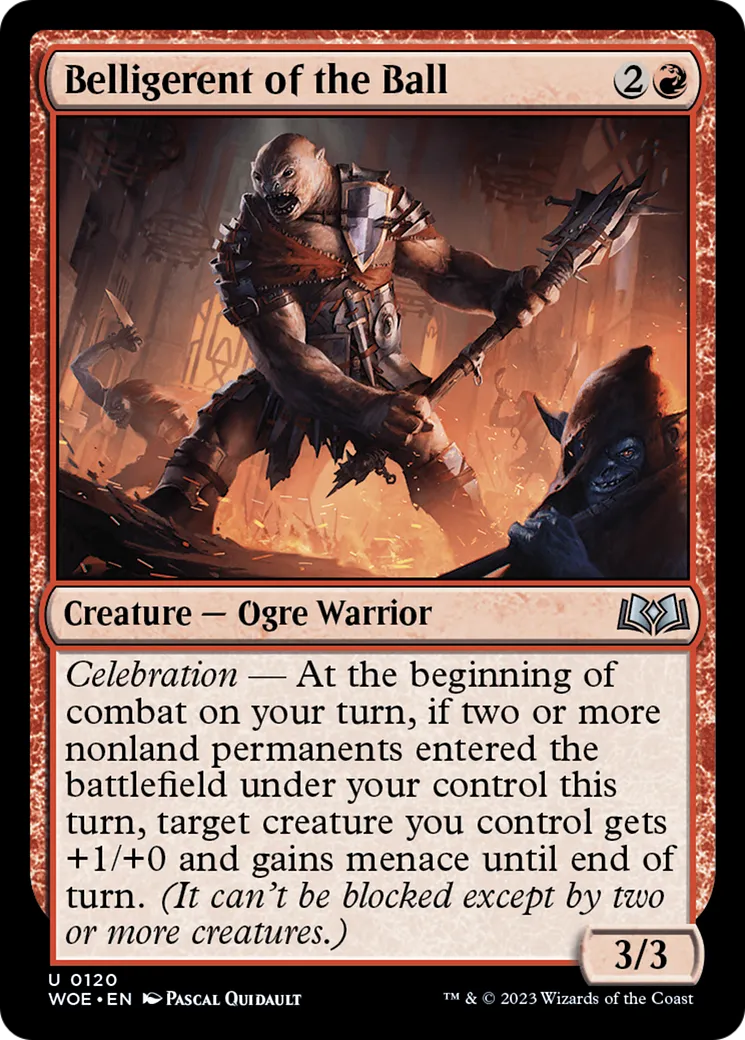 Belligerent of the Ball — Wilds of Eldraine — Magic: The Gathering