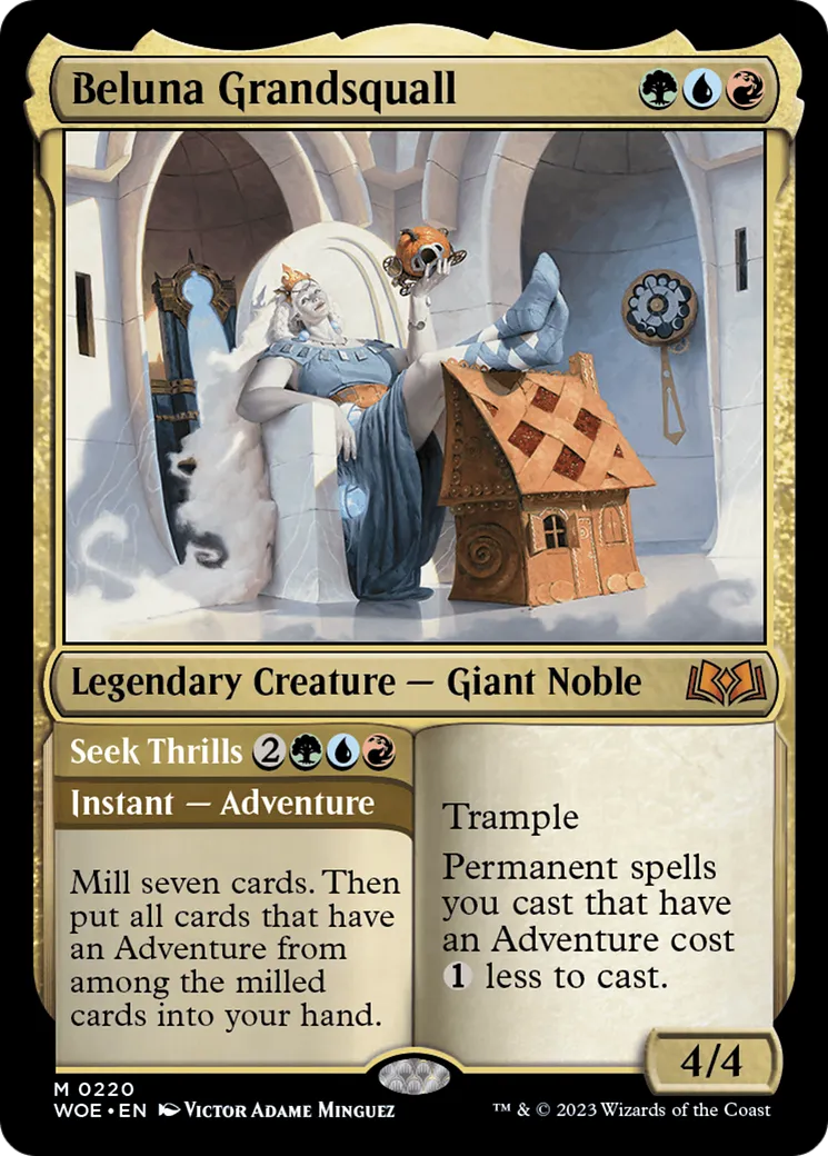 Beluna Grande-bourrasque // En quête de frissons — Wilds of Eldraine — Magic: The Gathering