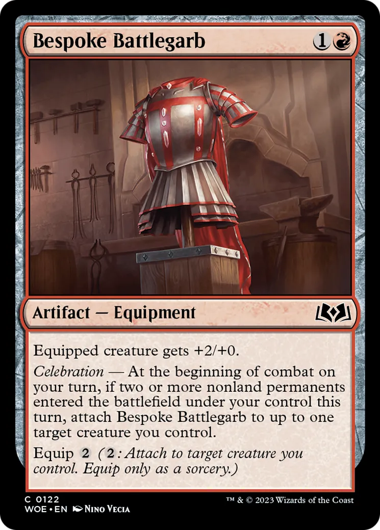 Habit de combat sur mesure — Wilds of Eldraine — Magic: The Gathering