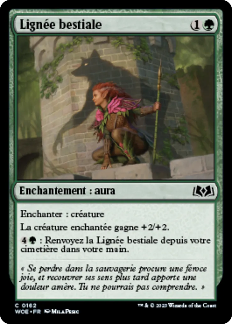 Lignée bestiale — Wilds of Eldraine — Magic: The Gathering