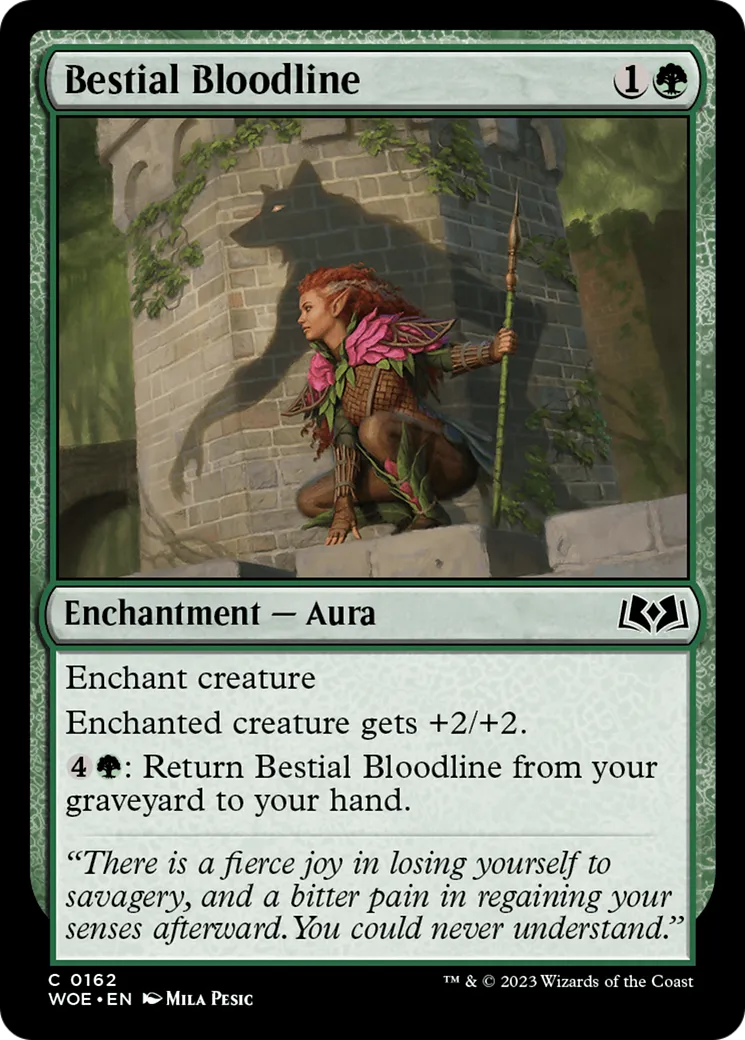 Bestial Bloodline — Wilds of Eldraine — Magic: The Gathering
