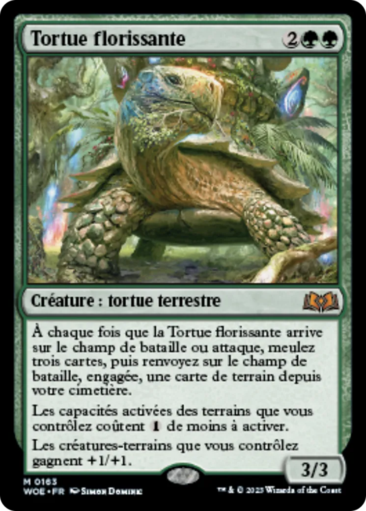 Tortue florissante — Wilds of Eldraine — Magic: The Gathering