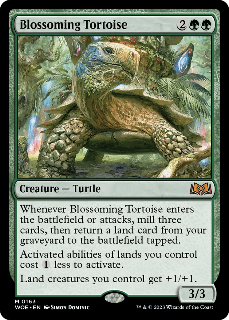 Tortue florissante — Wilds of Eldraine — Magic: The Gathering