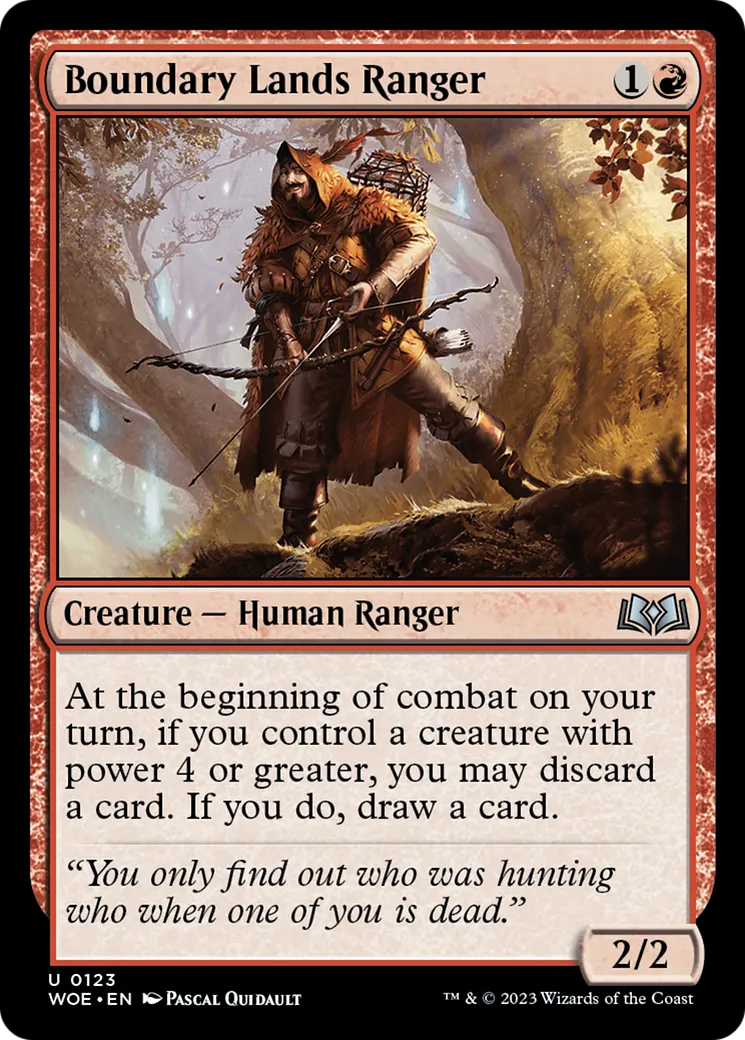 Ranger des terres frontalières — Wilds of Eldraine — Magic: The Gathering