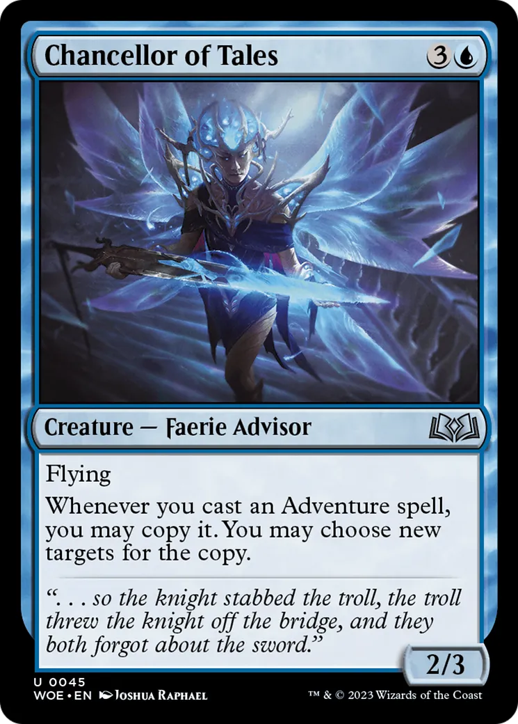 Chancelière des contes — Wilds of Eldraine — Magic: The Gathering