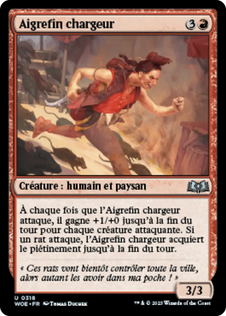 Aigrefin chargeur — Wilds of Eldraine — Magic: The Gathering