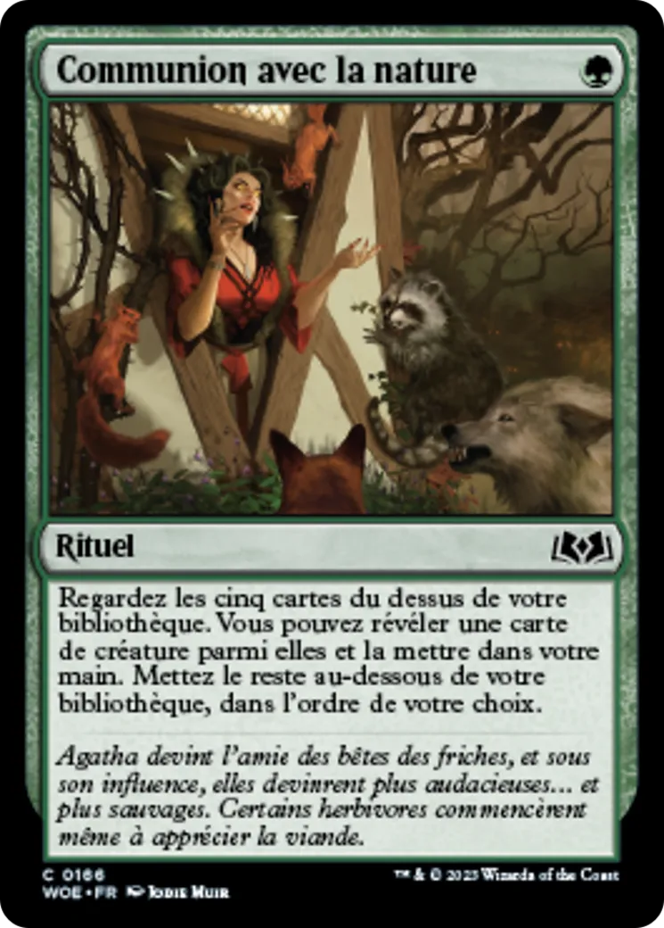 Communion avec la nature — Wilds of Eldraine — Magic: The Gathering
